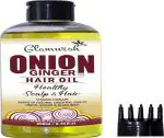 Glamwish Onion Ginger Hair Oil For Healthy,Strong,Long Hair With Onion,Ginger,Castor Oil Hair Oil (200 ml)
