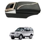 Oshotto PU Leather AR-02 Car Armrest Console Box Compatible with Tata Safari - Black
