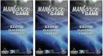 MANFORCE Game Exotic Flavoured Condoms Condom (10 Sheets)x Pack of 3