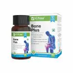 Vi Prime Health and Beauty Bone Plus Bone and Joint Health Supplements Medicine for Bone Strength Knee Pain Relief Products Bone Supplement Calcium Tablets | Vegetarian Dietary Supplements 60 Capsules