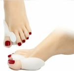 NEPROENT Finger Splints Silicone Toe Separator Bunion Splint Hallux Valgus Orthosis Correction Overlapping Spreader Foot Protector Daily Use (pack of 2 pcs) Incomplete