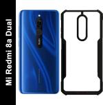 CarryWrap Back Cover for Mi Redmi 8, Mi Redmi 8a Dual (Black, Transparent, Hard Case, Pack of: 1)