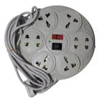 ANAND NIKHIL Extension Board 8+1 Round With 3.5M Long Wire