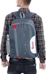 Bayo Grey Backpack For School Collage Office & Picnic for men women Boys Girls & kids 25 L Backpack |Grey, Multicolor