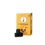 Shopdop COCOYAYA Coconut Hookah Coal - Combo Pack of 2kg | 1 kg Box 72pcs | Long Lasting | Durable Shisha Charcoal | Total 172pcs | Size 2.5x2.5x2.5cm