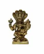 Nrusingh Bhagwan Brass Idol God With Prahlad For Puja Home By KALARAMBH