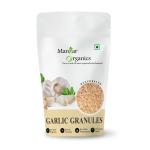 ManHar Organics Dehydrated Garlic Granules (Lahsun) 100gm- |Crushed Dried Garlic Flakes |