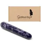 Getmecraft Sodalite Gua Sha Wand Handmade Gua Sha Scraping Massage Tool Wand For Acupuncture Therapy