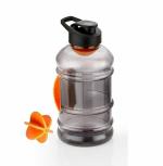 Magic Plus Protein Shaker Gallon Water Bottle with Mixer Ball and Strainer | 1.5 Liter | BPA Free, Unbreakable, Leakproof | Color - Orange
