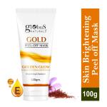 Globus Naturals Gold Peel Off Mask Enriched With Vitamin-E, For Golden Glow And Radiance (100 G)
