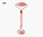 Rose Quartz Face Roller Massage Tool With Rose Quartz Crystal For Anti-Ageing
