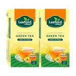 Leeford Lemon & Honey Green Tea Pack of 2 (25 Tea Bags Each) - Enriched with Antioxidants and Nutrients, Enhance Immunity & Support Metabolism