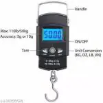 AARAV CARE ..Hanging Scale, LCD Screen 50kg weight capacity Portable Electronic Digital weight scale Digital led display