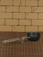 RBGIIT Hard Anodized Aluminium Vagharia Vaghar Tapkari Tadaka Taddak Dal Sabzi Fry Dal Tadaka with Handle VC-15