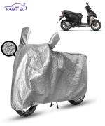 FABTEC Metallic Silver Polyester Scooty Body Cover For Hero Xoom 110