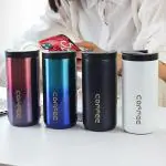 VDNSI 500ML Double Walled Vacuum Insulated Coffee Cup Mug for Travel Thermos Flask