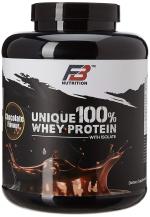 FB Nutrition Unique 100% Whey Protein with Isolate, Ultra Microfiltered Whey Protein Isolate Whey Protein (2 kg, Chocolate)