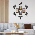 Random Family Bird Tree Collage Photo Frames for Wall Decoration| Home and Wall Decor Framing of Photos and Picture For Living Room, Bedroom, Home, Office Set of 4 (4