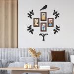 Random Family Bird Tree Collage Photo Frames for Wall Decoration| Home and Wall Decor Framing of Photos and Picture For Living Room, Bedroom, Home, Office Set of 4 (4