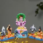 pujaNpujari Dakshinam Moorthy Golu Dolls Set for Navaratri and Sankranti