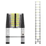 Eleganza Aluminium Telescopic Ladder 3.8 MTR