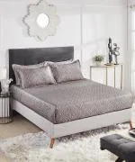 TRIDENT Fabio 100% Supima Cotton 1 Flat Bed Sheets & 4 Pillowcases Nectorsoft Collection