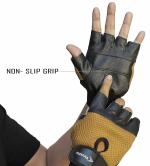 FirstFit Exercise Workout Gym Gloves, Breathable Training Adjustable Weight Lifting Gloves for Men and Women Cross Training, Core Fitness, Biking, Pull ups