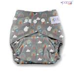POPOK Reusable Cloth Diaper pack of 1 with 1 insert, Size L (6 months-3yrs)