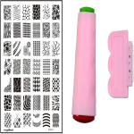 Royalkart Nail Art Kit For Women Professional 3 Nail Stamping Plate With Stamper & Scraper For Nail art