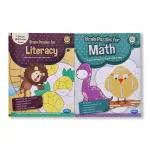 Navneet Brain Puzzle Activity Books - Brain activities for kids - Foundational Literacy & Numeracy books - Age 4+ - Educational - Phonics, Numbers 1-20, Shapes, Addition