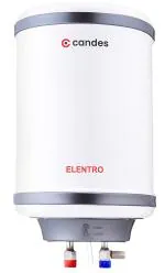 Candes Elentro 10L Electric Water Heater With Installation Kit 2kw With 5 Star Rating, White