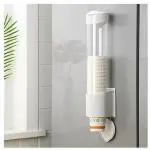 KATHIYAWADI New Paper Cup Dispenser Holder | Wall Mounted Plastic Drinking Water Cup Dispenser | Glass Dispenser Holder | Disposable Cup Holder Organizer