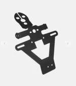 Acube Mart Black Aluminium Tail Tidy Number Plate Holder Bike Number Plate For Royal Enfield Meteor 350