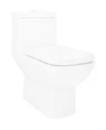 PARRYWARE VERVE AM Range One Piece Floor Mount Western Commode (White) | 670x365x705mm, Western Toilet/Water Closet(EWC) For Bathroom | C0221