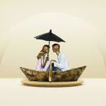Beckon Venture Polyresin Couple & Human Figurine Bvboatcouple