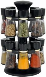 VVG Traders Multicolor Plastic, Glass Spice Set