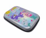 PINDIA Silver EVA Cats & Rainbow Pencil Box Case (DC1704089)
