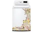 Divinedesigns Multicolor Vinyl Mandala Corner Washing Machine Sticker - 22 X 33 Inch