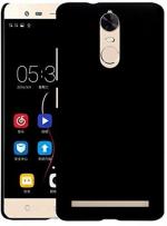 Multronics Black Rubber Back Cover Compatible With Lenovo K5 Note