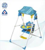 Dash Presents Baby Garden Swing with Lights & Music- Blue Color