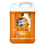 BLISS & BLUSH Pril Dish wash Liquid orange 5Liter with Active Fabric Conditioners| Soda and Bleach Free| PH Neutral Formula for 7-in-1 Expert Care