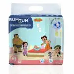 Bumtum Chota Bheem Baby Diaper Pants with Leakage Protection (NB, 60 Count, Pack of 1)