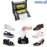 GRIDLAB Shoe Cleaner Wipes - 1 Packs of 80 - Portable Sneakers Cleaner Shoe Wipes