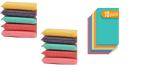 Whinsy Pack Of 10 Muliti Scrubber + Pack Of 10 Wipes- Scrubber for Dish/Utensils/Tiles Cleaning With Wipes