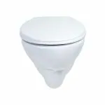 PARRYWARE VALLURE Range Wall Mount WATER CLOSET / TOILET BOWL (White) | 360x555x380 mm, Solid N Soft Close Seat and Cover | Western Toilet/Water Closet(EWC) For Bathroom | C023G1C