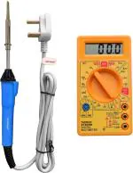 Fadman Multicolor Beginner Basic Soldering Iron Kit, Digital Multimeter, Soldering Iron (Set Of 2)