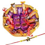 GIFTLOK Rakhi Chocolate Gift Hamper for Brother (Rakhi With Chocolate.s)