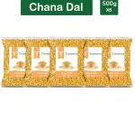 Trinetra Chana Dal 2500 g (500g X 5 Pack)
