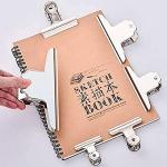 GOLD LEAF Extra Large Bulldog Clips Silver Metal Easel Clips Paper Clamps Holder for Drawing Board Clipboard,100mm,Pack of 6