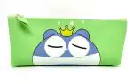 POKSI pencil pouch cartoon Art Polyester Pencil Box l Set of 1 Green